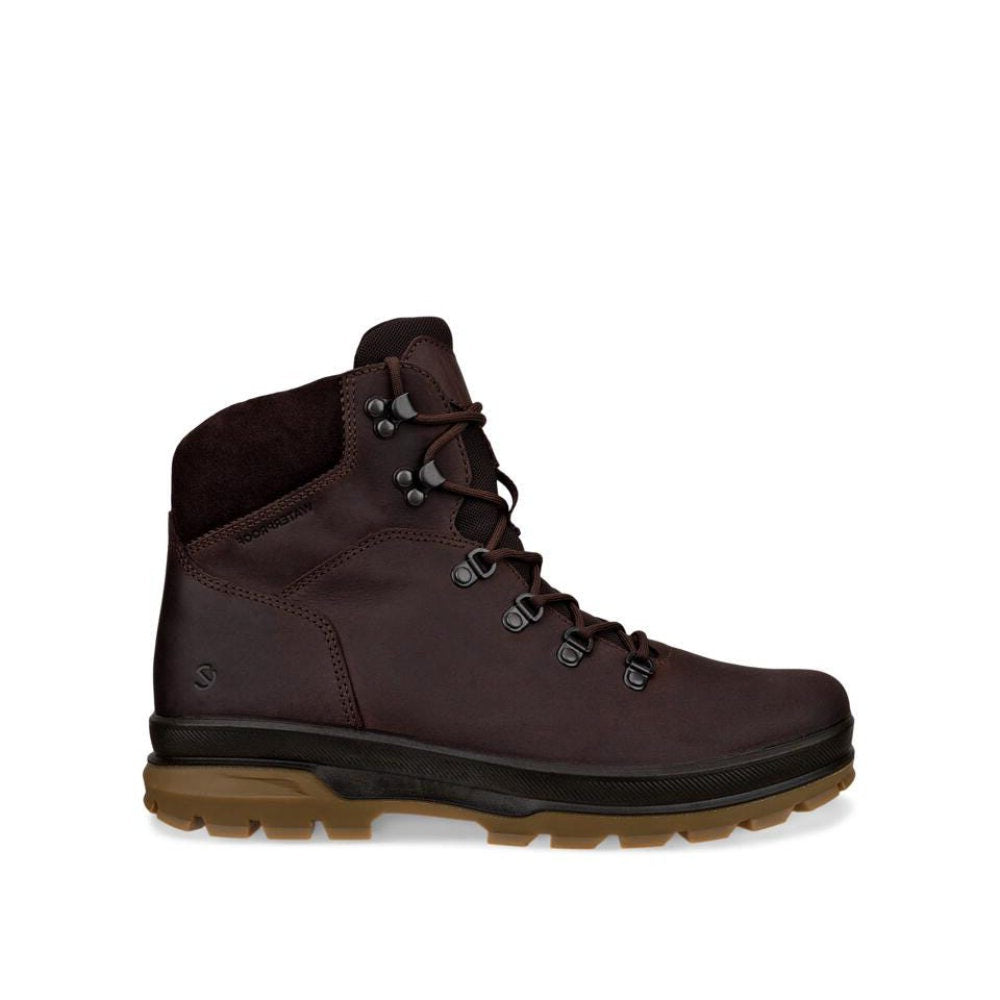 Ecco Rugged Track Mens Coffee Brown Boots 838184 02072