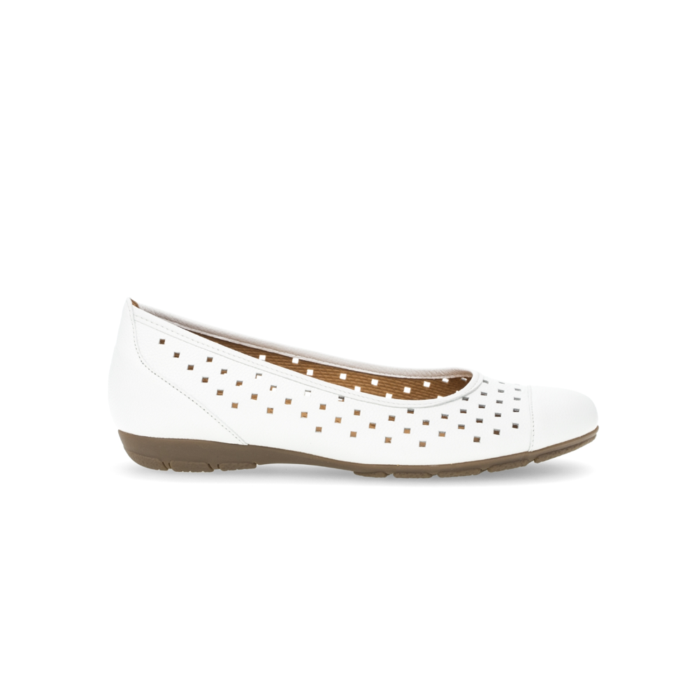 Gabor 84.169.21 Ruffle Weiss Shoe