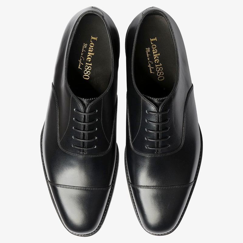 Loake Aldwych Black Leather Shoe