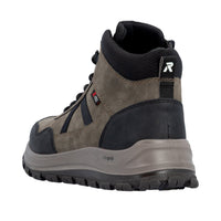 Rieker B8120-25 Stanley Schwarz/Kaffee Boot