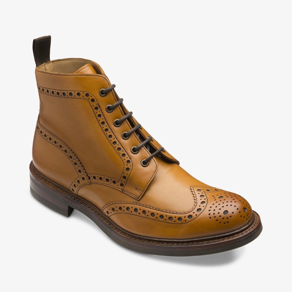 Loake Bedale Tan Burnished Leather Boot