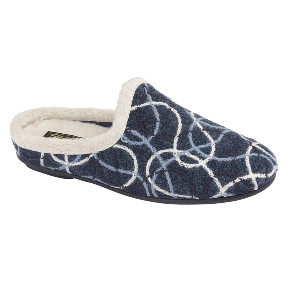 Sleepers Katie Blue Knitted Slipper