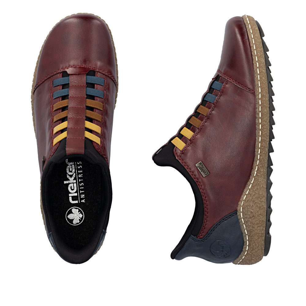 Rieker L7562-35 Womens Red Shoes – Shoes By Post