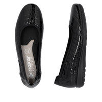 Rieker L9350-01 Womens Black Shoes