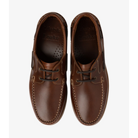 Loake Lymington Brown Waxy Leather Shoe