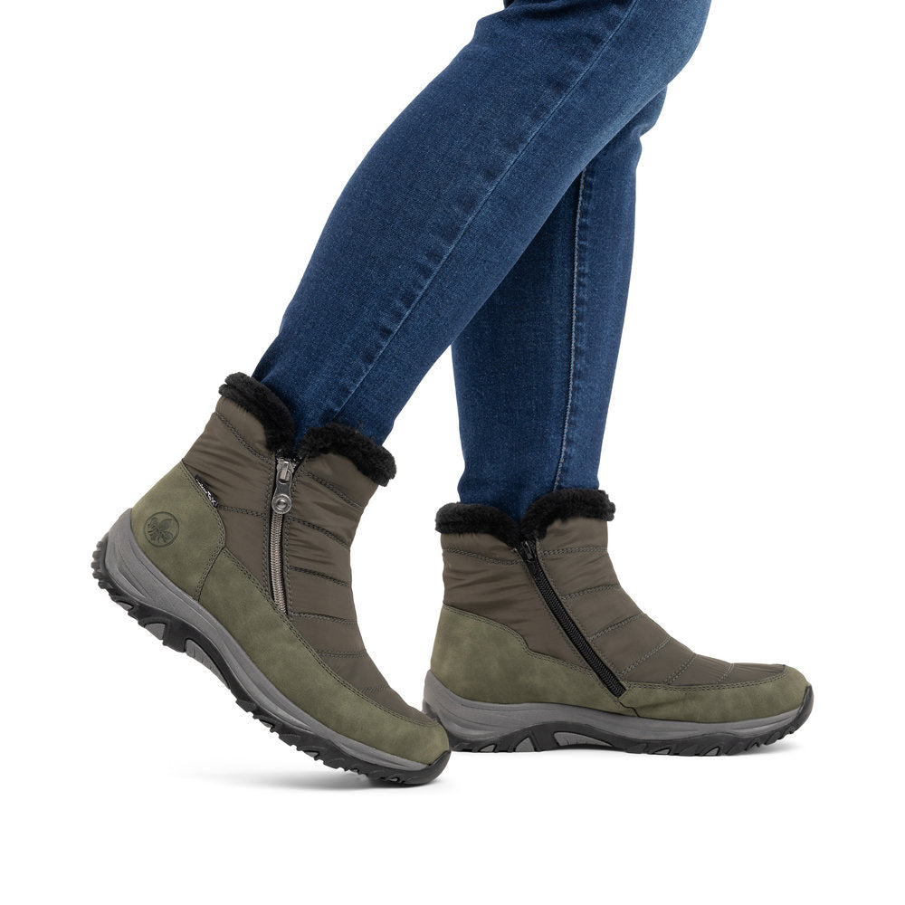 Rieker M9670-54 Julissa Moor/Forest Boot