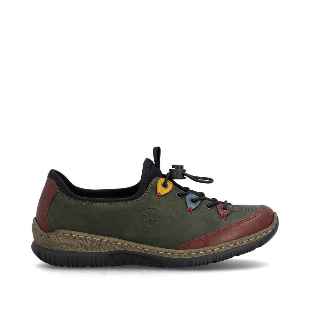 Rieker N3271-54 Womens Green Shoes