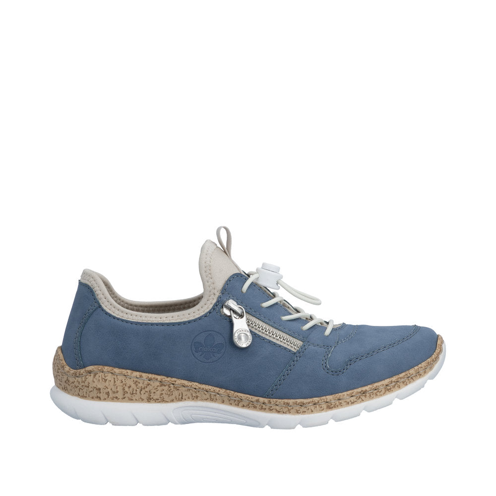 Rieker N42G0-14 Nikita Blue Shoe