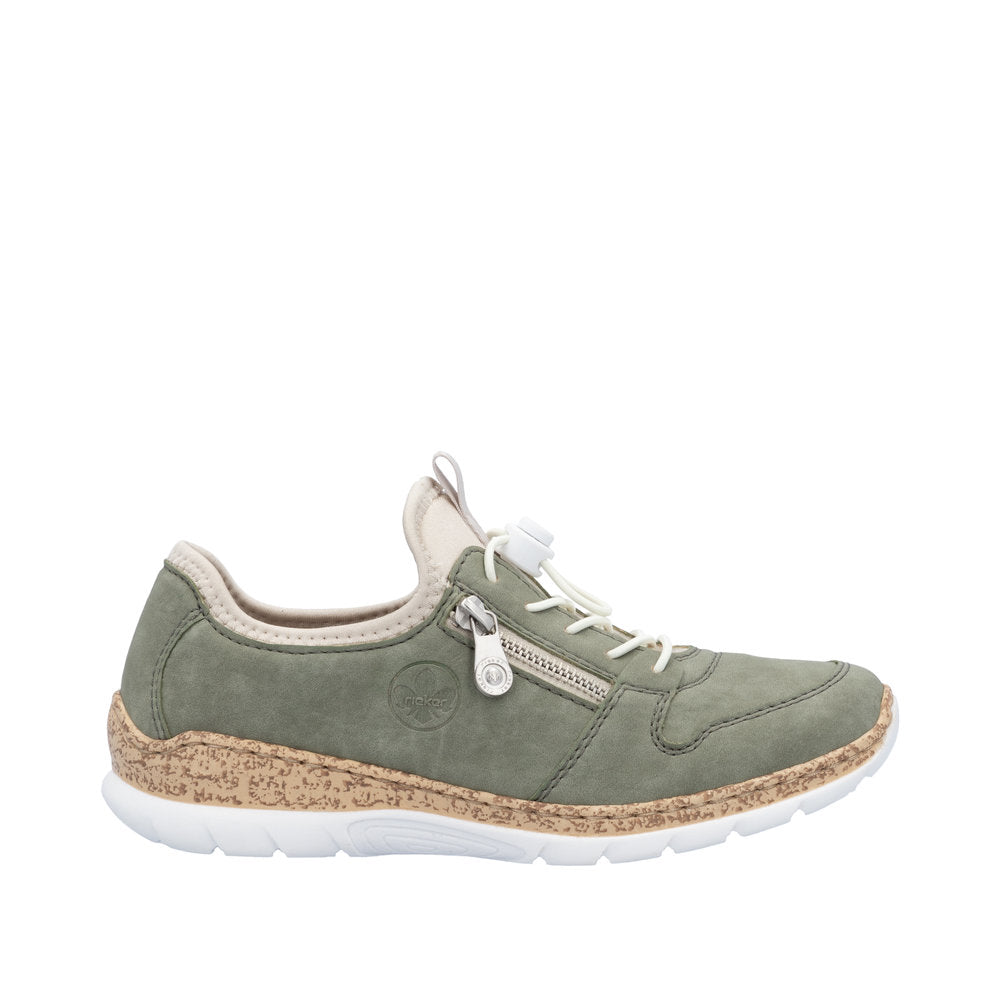 Rieker N42G0-52 Nikita Green Shoe