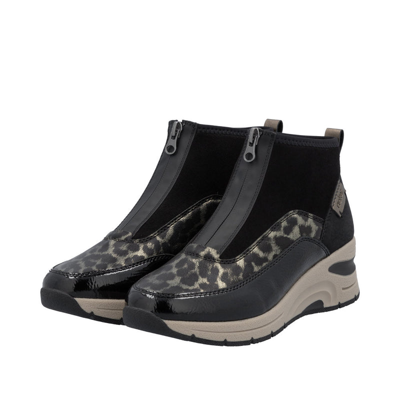 Rieker N9362-00 Womens Black Boots