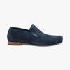 Loake Nicholson Navy Suede Slip-On Shoe