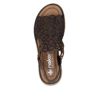 Rieker V1765-24 Lisa Brown Sandal