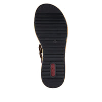 Rieker V1765-24 Lisa Brown Sandal