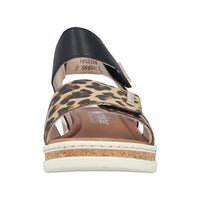 Rieker V4181-00 Lisa Black Sandal