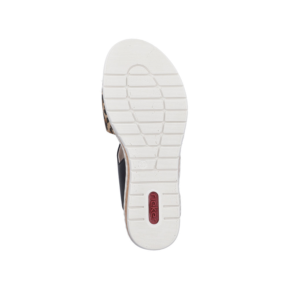 Rieker V4181-00 Lisa Black Sandal