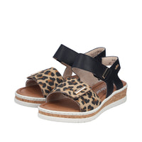 Rieker V4181-00 Lisa Black Sandal