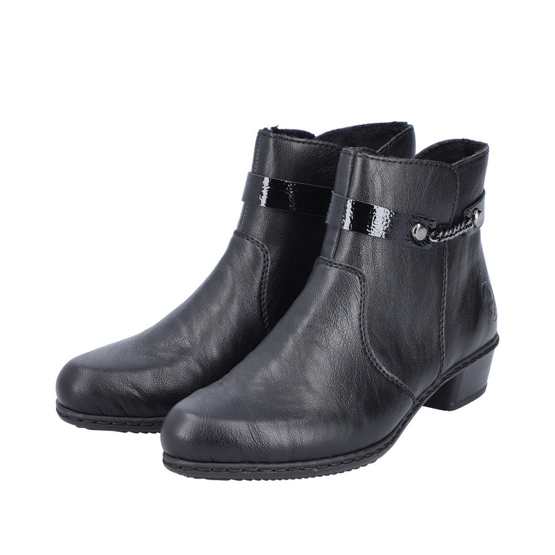 Rieker Y0783-00 Black Boot