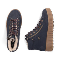 Rieker Y6104-14 Womens Blue Boots