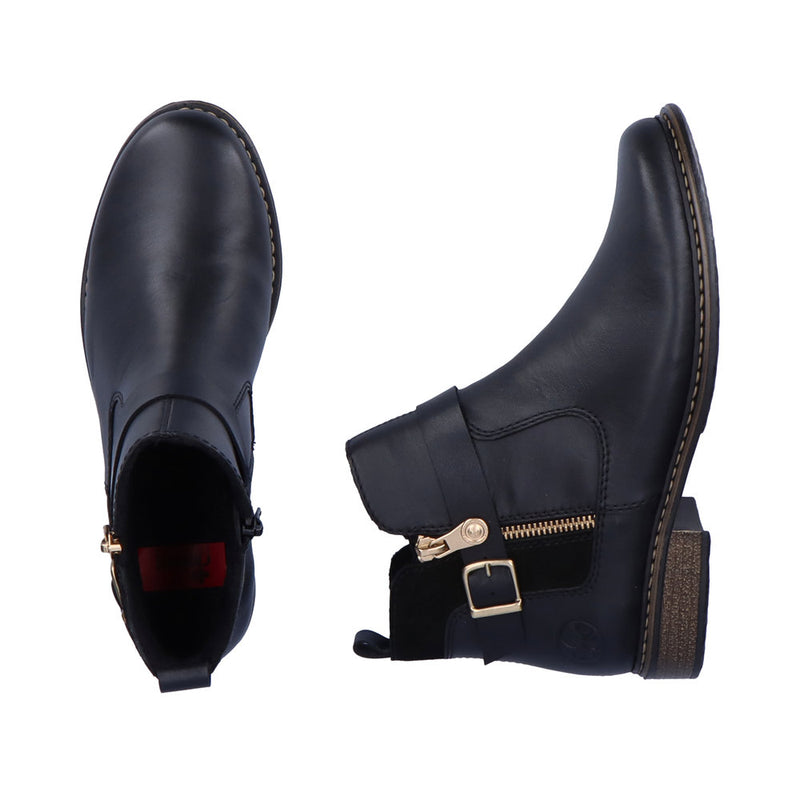 Rieker Z4959-00 Black  Boot