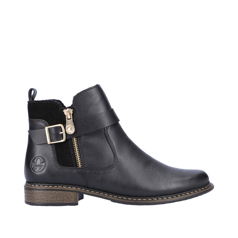 Rieker Z4959-00 Black  Boot